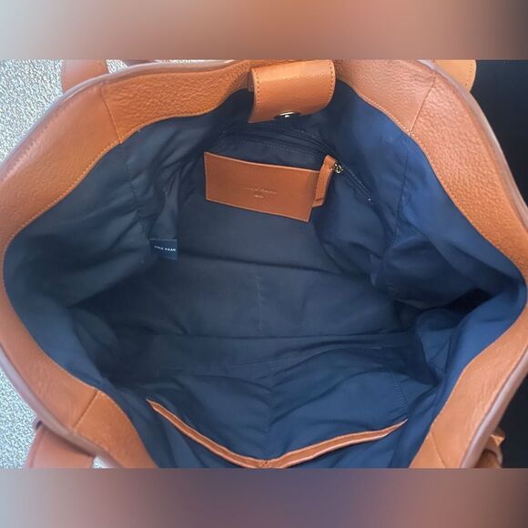 Cole Haan Light Brown Very Soft Leather Shoulder Bag Purse In Great Condition - Picture 5 of 13